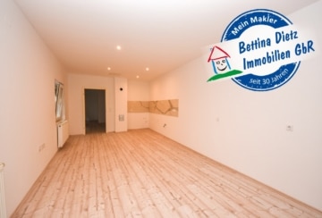 DIETZ: Neu sanierte 2-3 Zimmer-Erdgeschosswohnung in der Babenhäuser Innenstadt! Fußgängerzone!, 64832 Babenhausen, Erdgeschosswohnung