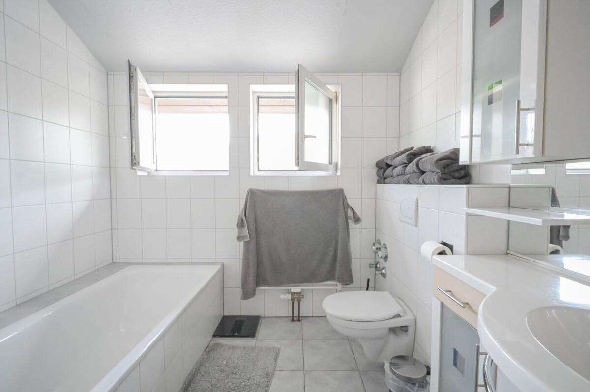 Tageslichtbadezimmer