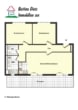 Grundriss - DIETZ: Moderne und helle 3-Zimmerwohnung im 4.OG! mit 2 TG-Stellplätzen und Kellerraum!