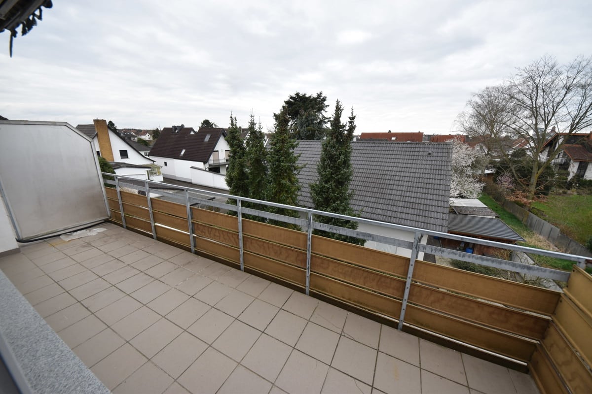 Großer Balkon