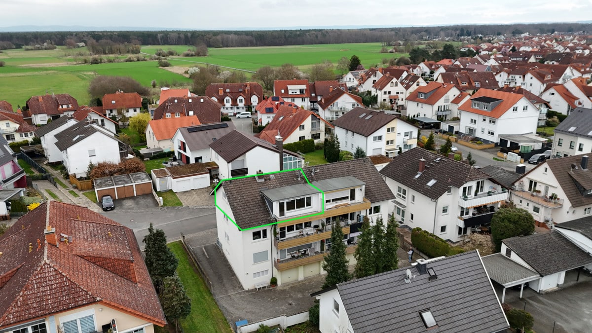 Markierung Wohnung