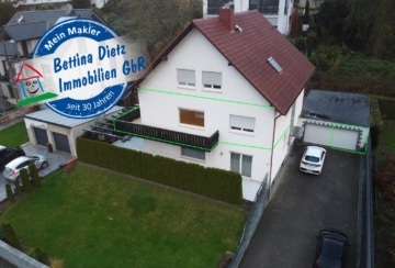 DIETZ: Gepflegte 4-Zimmer-Obergeschosswohnung mit großem Balkon, Garage und Keller in Mosbach!, 64850 Schaafheim, Etagenwohnung