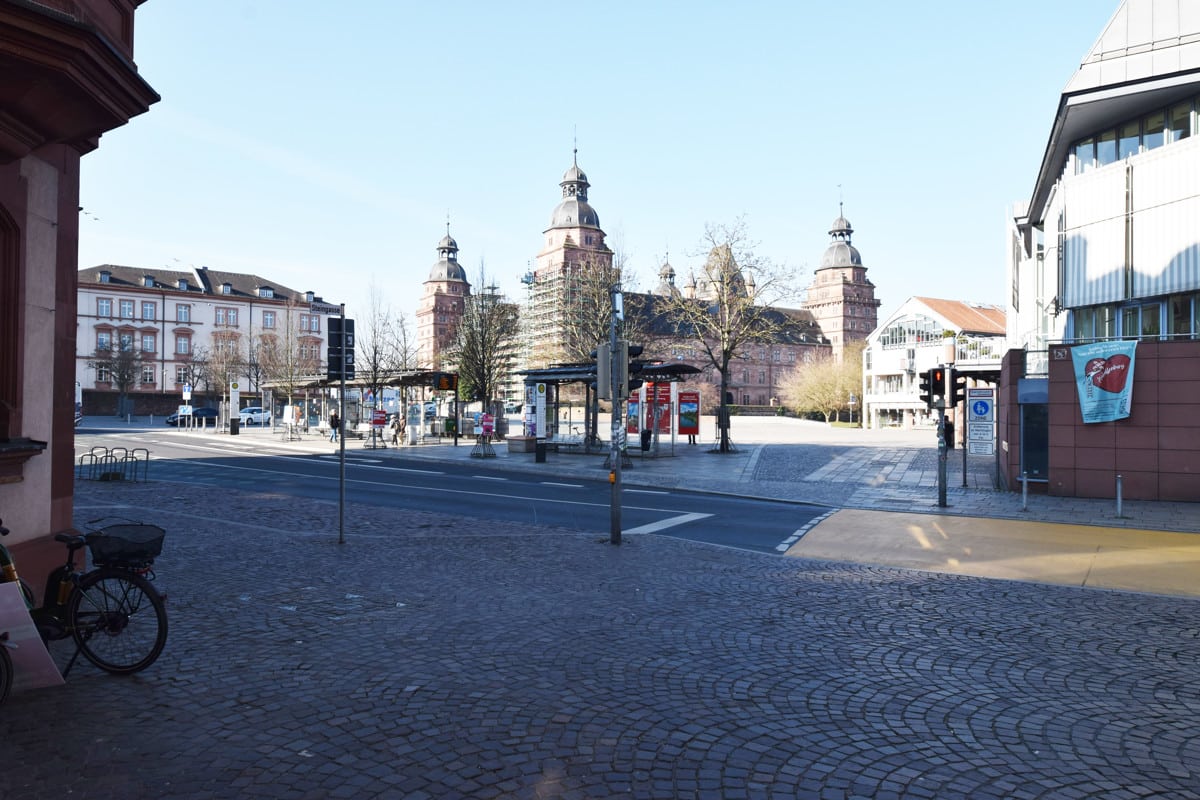 100m entfernter Schloßplatz
