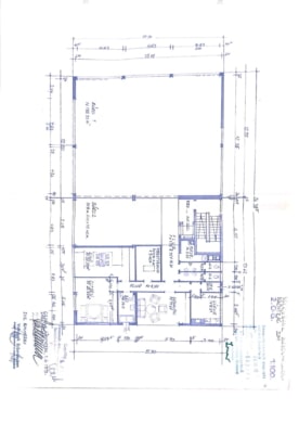 DIETZ! Büro-, Praxis oder sonstige Gewerberäume – zentrale Lage von Babenhausen! Fitnessstudio im EG - Grundriss 2. OG (666501)