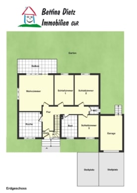 Familienfreundliches Einfamilienhaus in charmanter Lage von Reinheim-Überau! - Grundriss EG (637946)