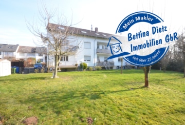 DIETZ: Sofort einzugsbereite 1 Zimmerwohnung mit Balkon, Wanne, Dusche, Garten, Einbauküche, 64807 Dieburg, Dachgeschosswohnung