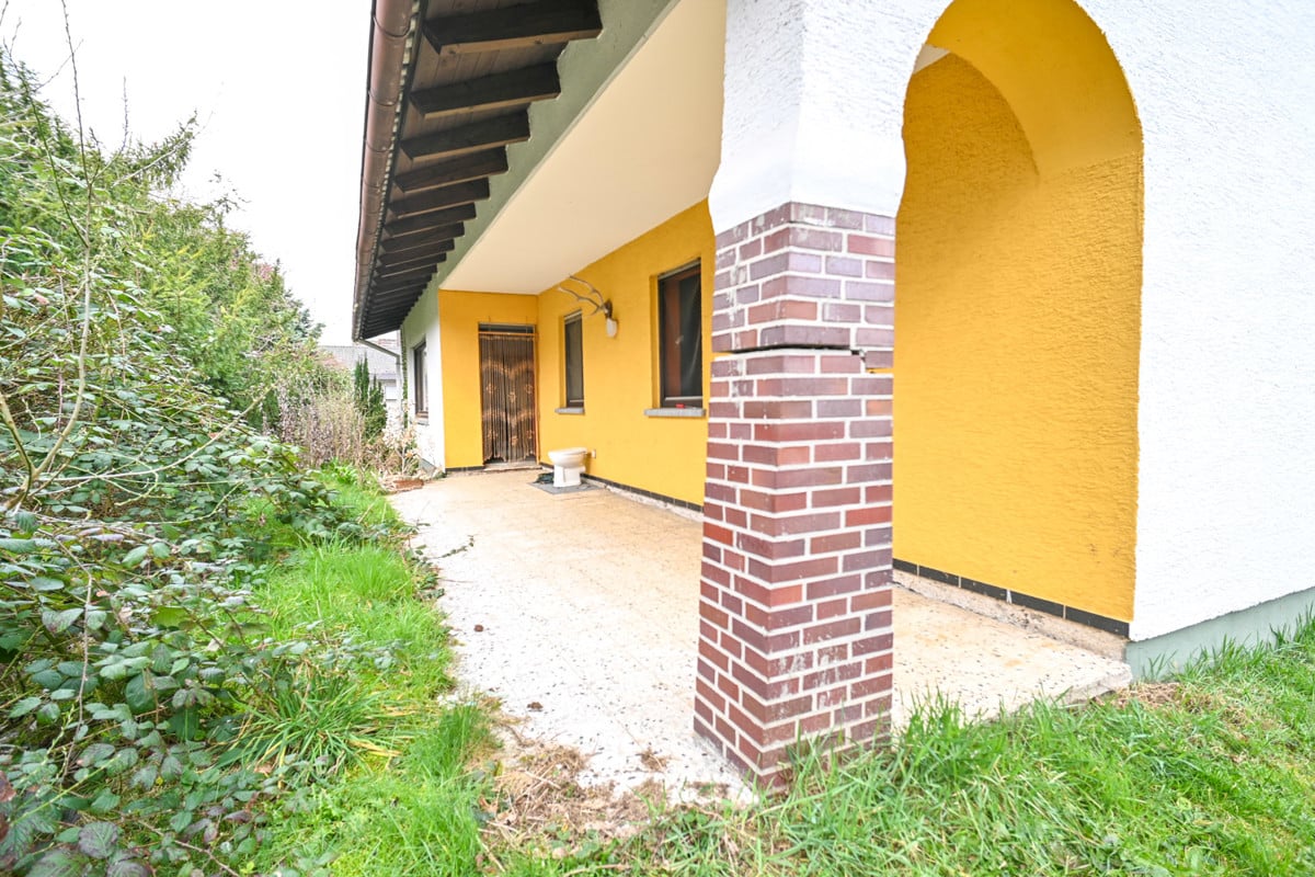 überdachte Terrasse
