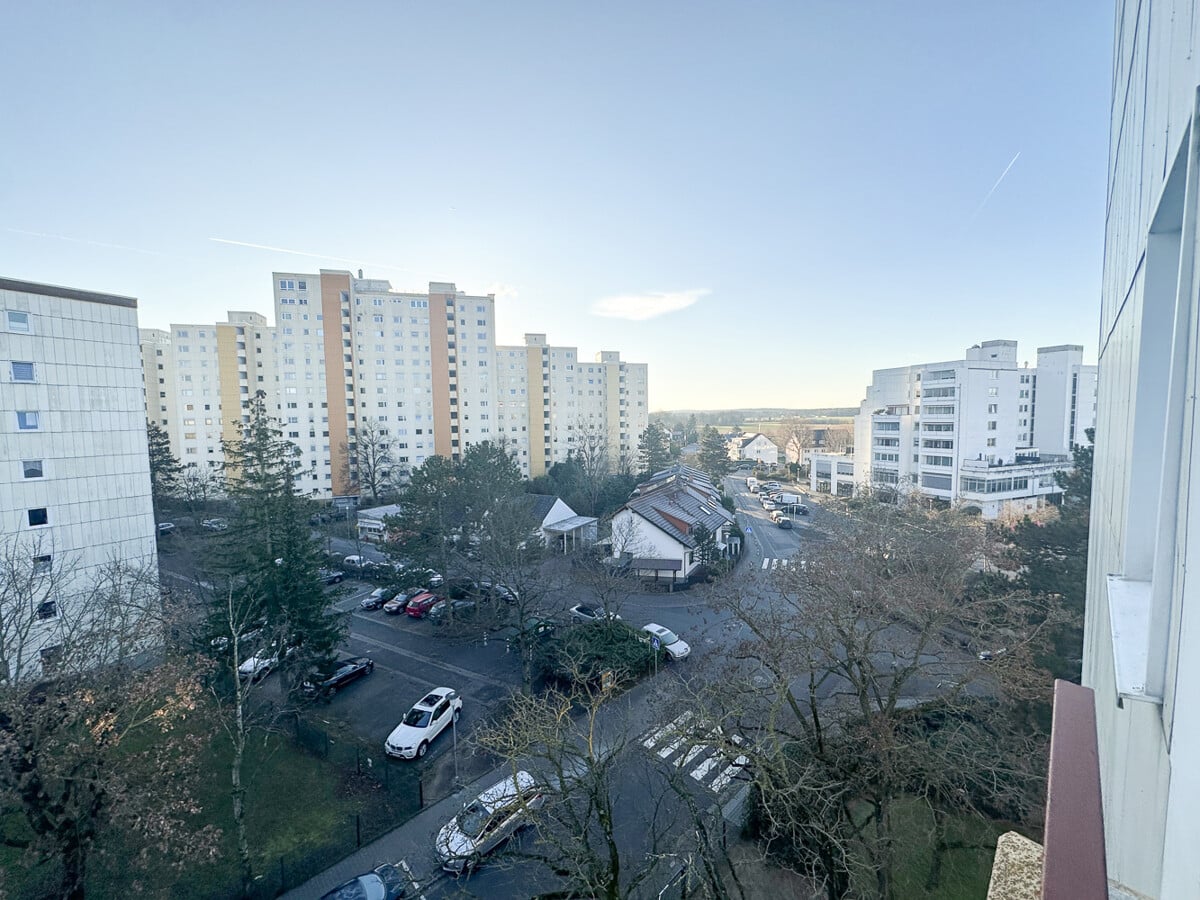 Blick vom Balkon