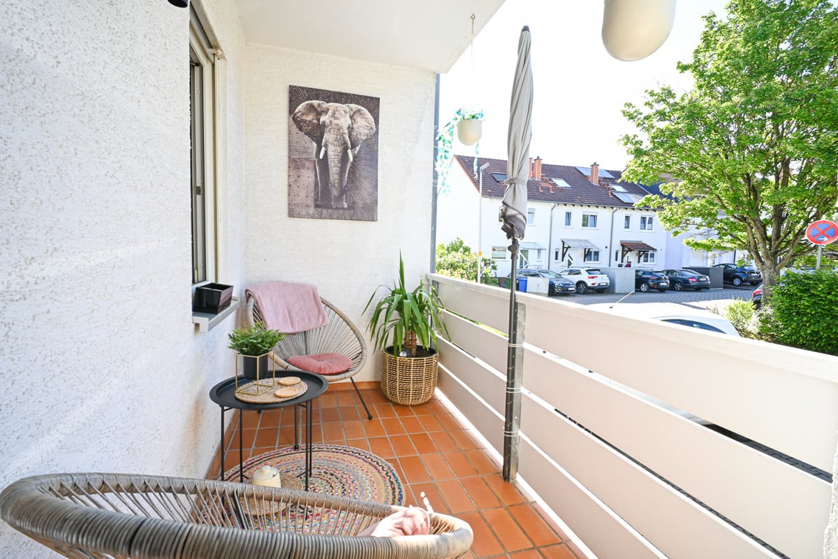 Eigener Balkon