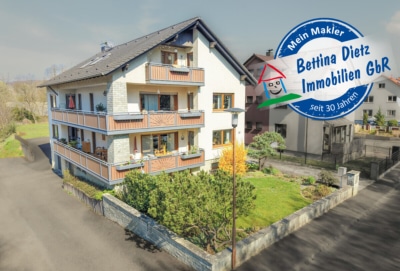 DIETZ: Größer als manches Haus! 4-Zimmer-Obergeschosswohnung – 3-fach-Verglasung – Pelletsheizung - Titeilbild (700784)