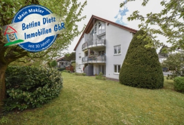 DIETZ: Einzugsbereite 2-Zimmer-Terrassenwohnung, eigener Garten, Einbauküche und Parkplatz! - Garten (677264)