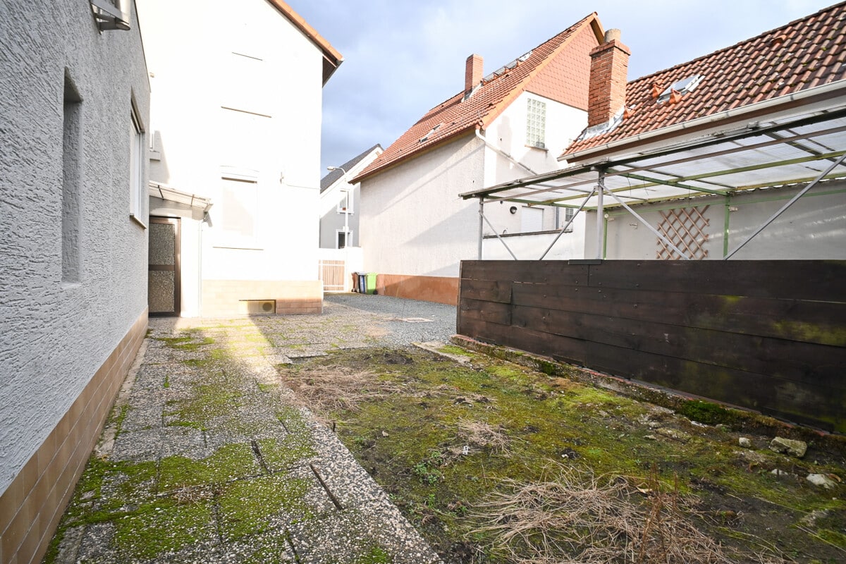 Blick Richtung Hof
