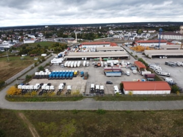 DIETZ: Von 1000m² bis zu maximal 3900m² betonierte Freifläche zu vermieten! - Luftansicht (621267)