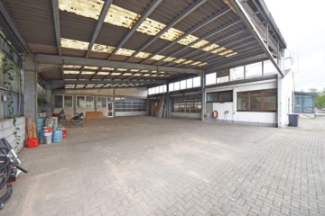 DIETZ: Gewerbeimmobilie mit 1888qm Lager- und Produktionsflächen, Teilbar ab 1772qm für 5000,- netto - Überdachung (633004)