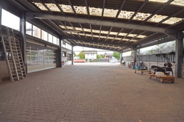 DIETZ: Gewerbeimmobilie mit 1888qm Lager- und Produktionsflächen, Teilbar ab 1772qm für 5000,- netto - Überdachung (633006)