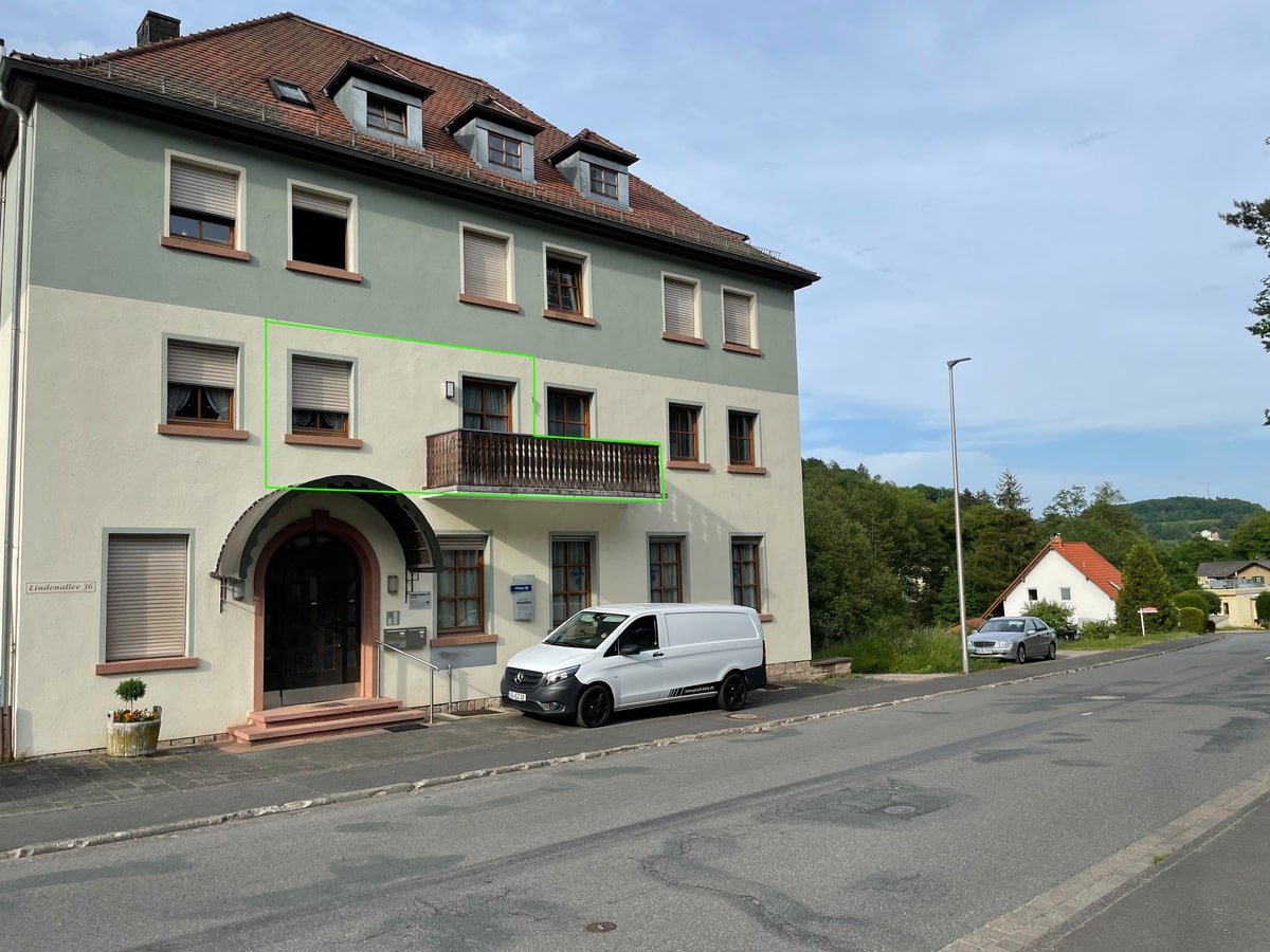 Außenansicht Lage Wohnung