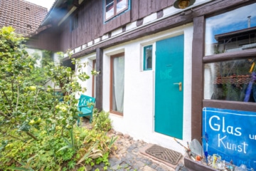 DIETZ: REDUZIERT! Charmantes 2-3 Familienhaus mit viel Platz in Münster/Altheim – Einzelkulturdenkmal! - Außen WC (635963)