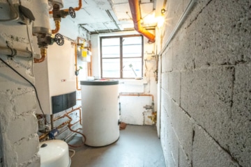 DIETZ: REDUZIERT! Charmantes 2-3 Familienhaus mit viel Platz in Münster/Altheim – Einzelkulturdenkmal! - Heiz- und Waschraum EG (635949)