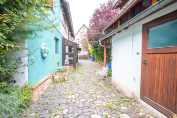 DIETZ: REDUZIERT! Charmantes 2-3 Familienhaus mit viel Platz in Münster/Altheim – Einzelkulturdenkmal! - Außenbereich (635964)