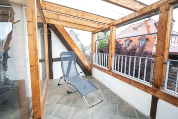 DIETZ: REDUZIERT! Charmantes 2-3 Familienhaus mit viel Platz in Münster/Altheim – Einzelkulturdenkmal! - Balkon DG (635930)