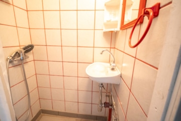 DIETZ: REDUZIERT! Charmantes 2-3 Familienhaus mit viel Platz in Münster/Altheim – Einzelkulturdenkmal! - Dusche (635954)