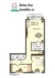 Grundriss_8589 - DIETZ: Helle freundliche 3-Zimmer Dachgeschosswohnung in Groß-Zimmern mit Garage und sonnigem Balkon