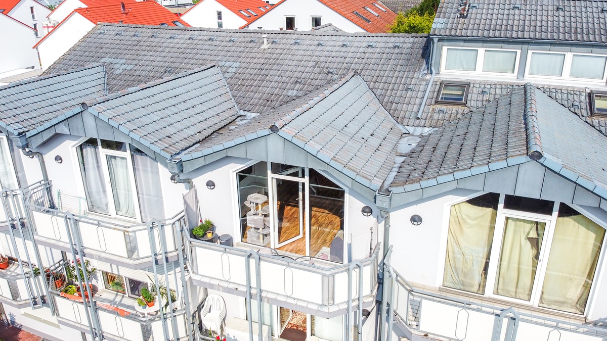 Luftbild Balkon