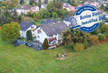 DIETZ: Gepflegte 2-Zimmer Dachgeschosswohnung mit Balkon in ruhiger Feldrandlage in Breitenbrunn!, 64750 Lützelbach, Etagenwohnung