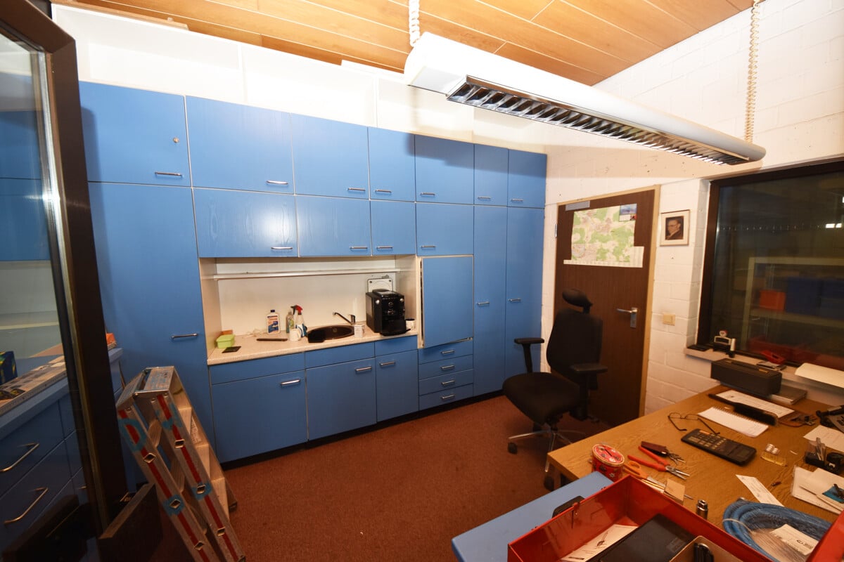 Büro mit Küche