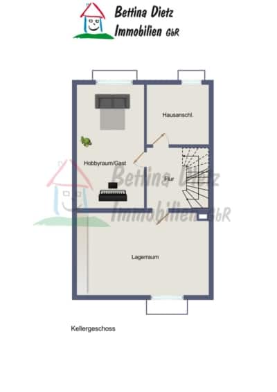 DIETZ: Großes 6-Zimmer-Familienhaus in ruhiger, zentraler Wohnlage in Dieburg! Effizienzklasse A - Grundriss KG (698160)