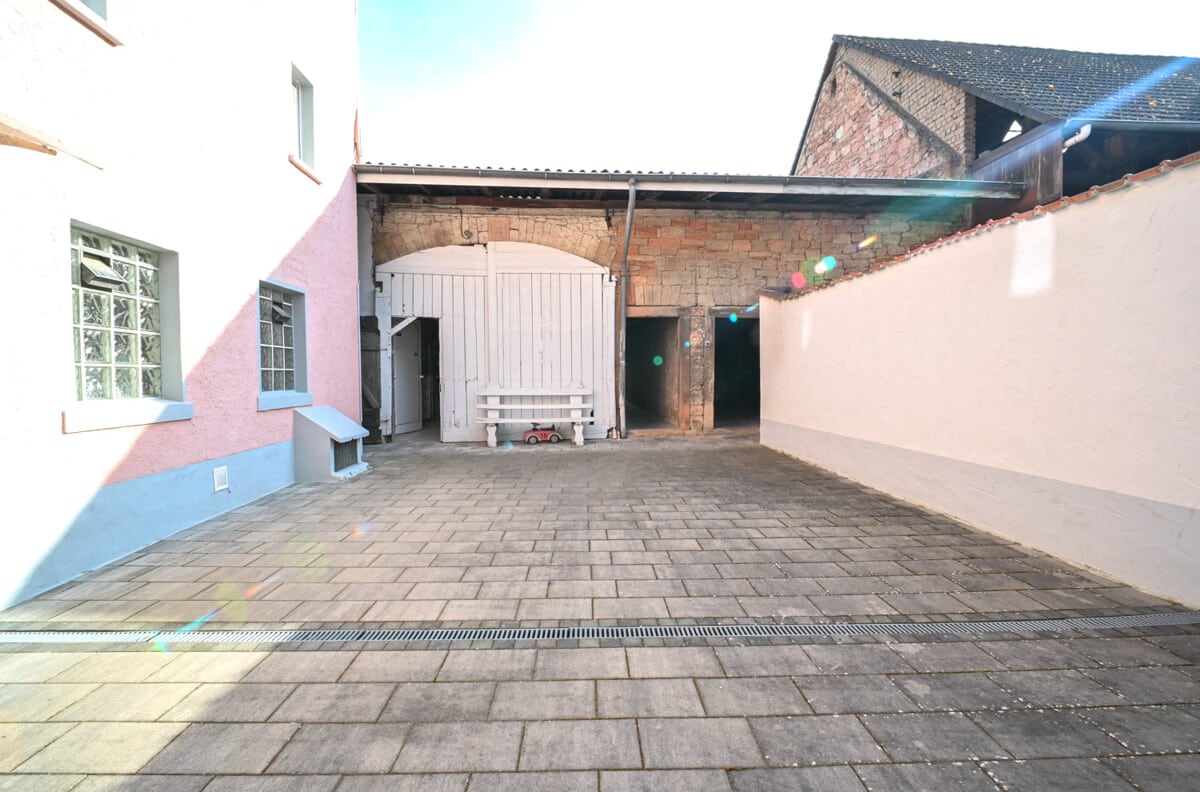 Innenhof Wohnhaus