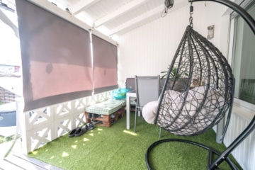 DIETZ**RESERVIERT**Top gepflegtes RMH mit Garten, Stellplatz, Garage und Solaranlage in Groß-Umstadt - überdachte Terrasse (638717)