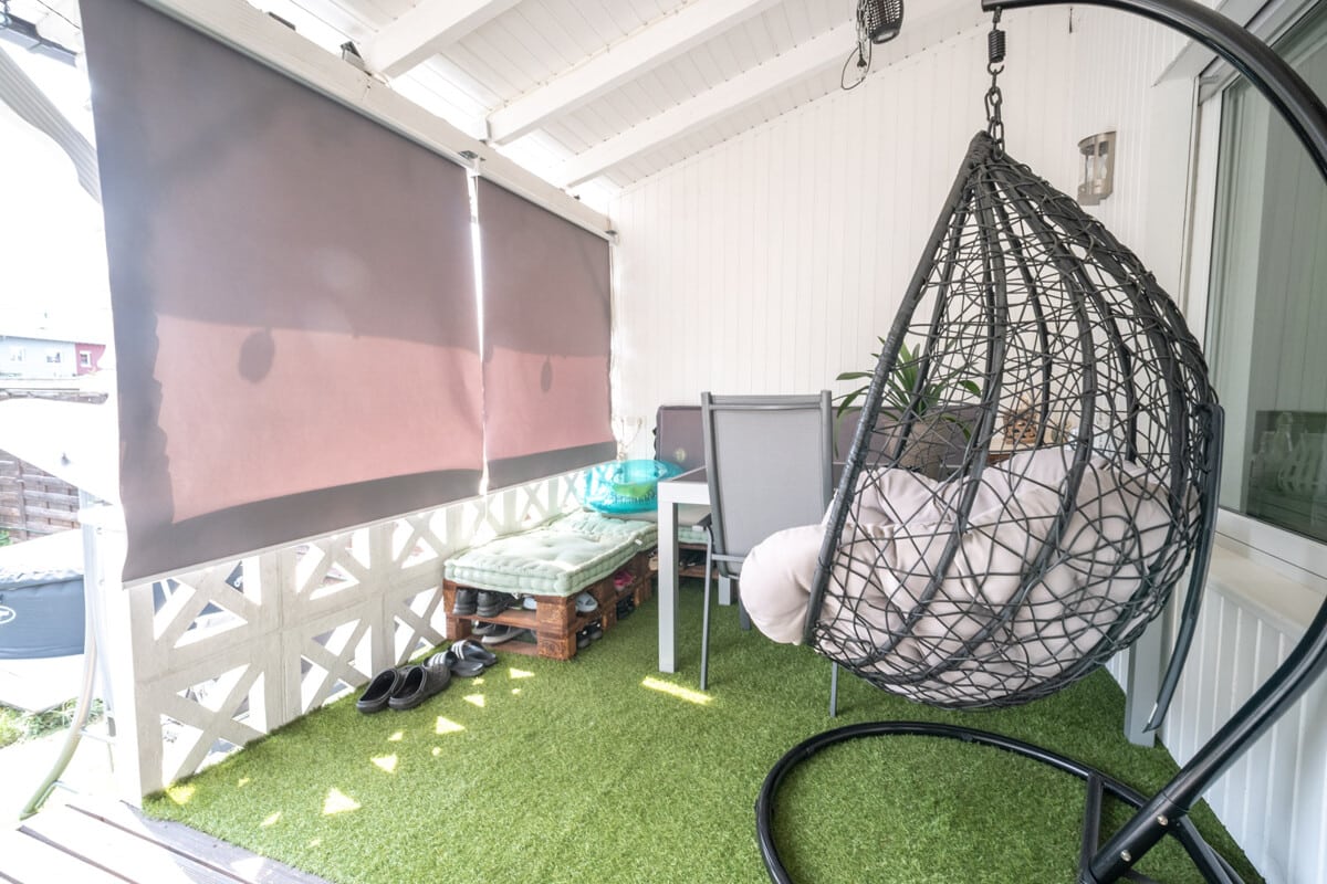 überdachte Terrasse
