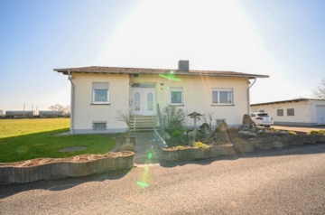 DIETZ: Aussiedlerhof mit großzügigem Wohnhaus und Nebengebäuden in Babenhausen auf über 1,1 ha! - Außenansicht (665675)