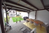 DIETZ: Zweifamilienhaus mit Garten, Freisitz und Nebengebäude in der Babenhäuser Altstadt! - Terrasse