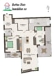 DIETZ: Altersgerechte 3-Zimmer-Wohnung mit 17m² Westbalkon + 2 Garagenplätze! Wärmepumpe! - Grundriss Wohnung 22