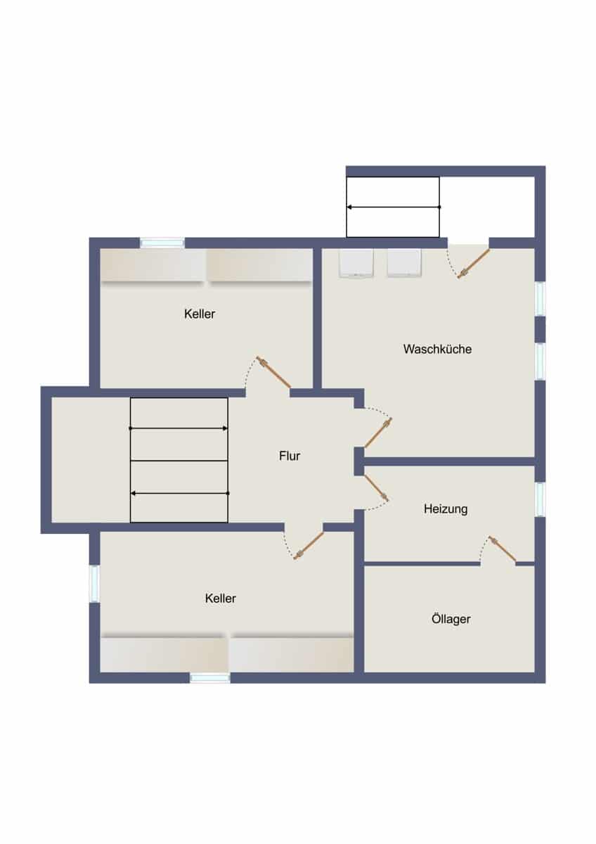 Grundriss Kellergeschoss