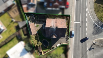 DIETZ: 2-Familienwohnhaushaus mit ausgebauten Dachgeschoss – Zentrale Lage im Mischgebiet! - Luftansicht (664232)