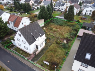 DIETZ: Wunderschönes Baugrundstück für Villa, Doppelhaus oder Mehrfamilienhaus Sehr gute Wohnlage! - Luftaufnahme (687901)