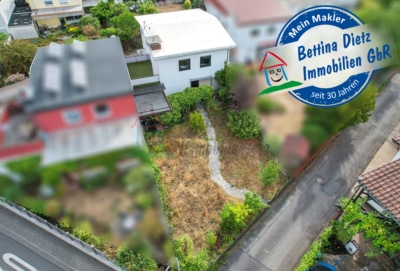 Vermietetes Reihenhaus mit großem Garten, Garage und Keller in Eppertshausen - Gartenansicht (698245)