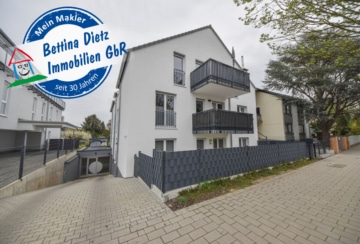 DIETZ: Moderne 3-Zimmer-Wohnung in Dieburg! mit 2 Tiefgaragenstellplätzen und sonnigem Balkon! - Außenansicht (678725)