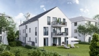 Außenansicht - Garten - DIETZ: Moderne 3-Zimmer-Wohnung in Dieburg! mit 2 Tiefgaragenstellplätzen und sonnigem Balkon!