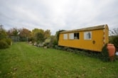DIETZ: Freizeitgrundstück, Schrebergarten mit Bauwagen in Aschaffenburg Damm zu verpachten! - mit Bauwagen als Lagerhütte