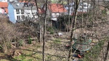 DIETZ: Junges Familienhaus mit 837 m² großen, idyllischen Waldgrundstück in Laufach! - Luftbild Ihr Waldgrundstück (678057)