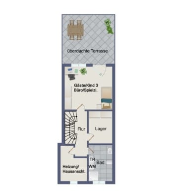 DIETZ: Junges Familienhaus mit 837 m² großen, idyllischen Waldgrundstück in Laufach! - Untergeschoss (678091)