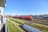 DIETZ: Moderne und helle 2-Zimmerwohnung im EG mit Balkon und TG-Stellplatz! - Ausblick Balkon