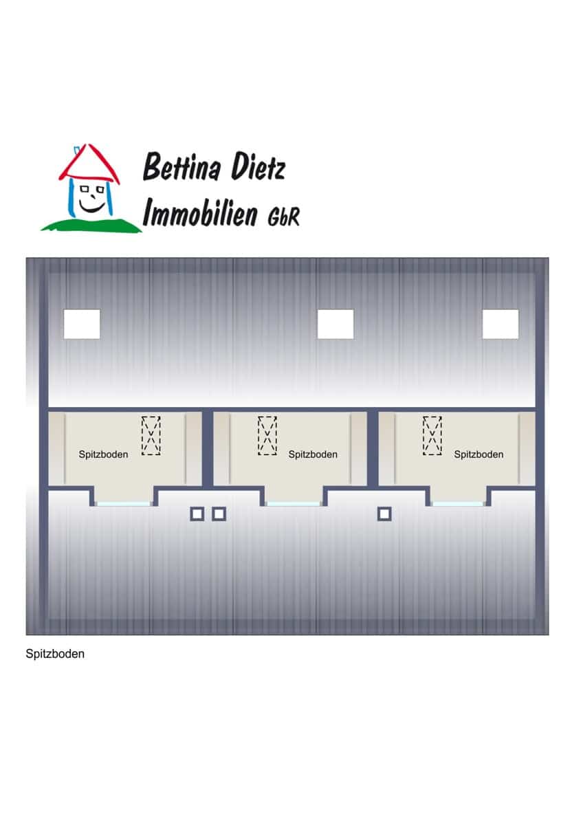 Grundriss Spitzboden