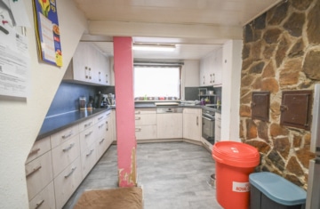 DIETZ: 2 Wohnungen! Haupthaus mit 110qm + Nebengebäude mit 54m² in zentraler Lage von Münster! - Küche EG (672430)