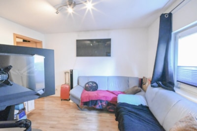 DIETZ: 2 Wohnungen! Haupthaus mit 110qm + Nebengebäude mit 54m² in zentraler Lage von Münster! - Wohnzimmer EG Nebeng. (697871)
