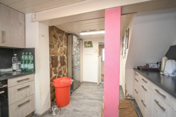 DIETZ: 2 Wohnungen! Haupthaus mit 110qm + Nebengebäude mit 54m² in zentraler Lage von Münster! - Küche EG (672432)